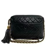 Chanel Vintage Pre-owned Laeder chanel-vskor Black, Dam