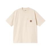 Carhartt Wip Casual Bomullstee i Olika Färger Beige, Herr