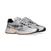 Enterprise Japan Raket Sneaker i Silver Svart Gray, Herr