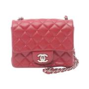 Chanel Vintage Pre-owned Laeder chanel-vskor Red, Dam