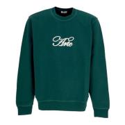 Arte Antwerp Grön Logo Sweatshirt med 3D Konst Green, Herr