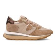 Philippe Model Sneakers Tropez Haute Running Brown, Dam