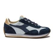 Diadora Vintage Mocka Sneakers med Ikoniska Detaljer Multicolor, Herr