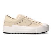 Philippe Model Sneakers Paris Haute Tennis Beige, Dam