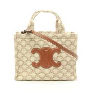 Celine Vintage Pre-owned Canvas celine-vskor Beige, Dam