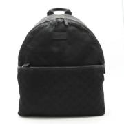 Gucci Vintage Pre-owned Canvas ryggsckar Black, Dam