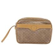 Gucci Vintage Pre-owned Canvas kuvertvskor Beige, Dam