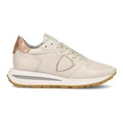 Philippe Model Sneakers Tropez Haute Running Beige, Dam