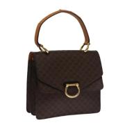 Celine Vintage Pre-owned Laeder handvskor Brown, Dam