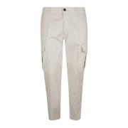 Eleventy Cargo bomullsbyxor med fickor Beige, Herr