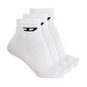 Diesel Trepack strumpor Skm-D-Ankle White, Herr