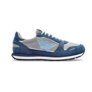 Emporio Armani Sneakers med logotyp Blue, Herr