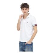 Tommy Hilfiger Klassisk vit polotröja White, Herr