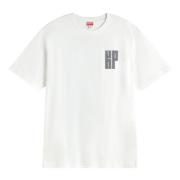 Kenzo Konstnärlig Oversize T-shirt White, Herr