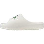 Lacoste Mäns Serve Slide 2.0 Sandaler White, Herr