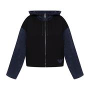 Emporio Armani Hoodie Blue, Dam