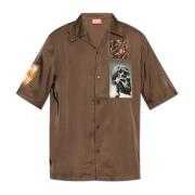 Diesel Skjorta S-Daxhe Brown, Herr