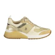 U.s. Polo Assn. Guld Damen Sneaker med Modern Flair Yellow, Dam