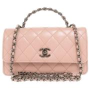 Chanel Vintage Pre-owned Laeder handvskor Pink, Dam