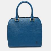 Louis Vuitton Vintage Pre-owned Laeder louis-vuitton-vskor Blue, Dam