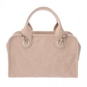 Chanel Vintage Pre-owned Laeder handvskor Beige, Dam