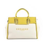 Ermanno Scervino Firenze Bomullsväska White, Dam