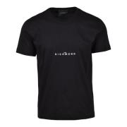 John Richmond Bomull T-shirt Black, Herr