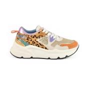 Emanuelle Vee Stiliga Sneakers med Gummisula Multicolor, Dam