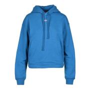 Diesel Bomullsblandning Sweatshirt Blue, Dam