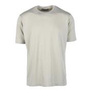 Daniele Fiesoli Cupro Bomull T-shirt Beige, Herr