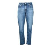 Calvin Klein Jeans Klassiska Jeans i Bomull Elastan Blandning Blue, He...