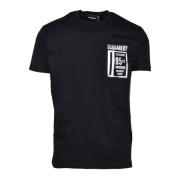 Dsquared2 Tshirt Black, Herr