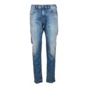 Diesel Bomullsblandning Stretch Jeans Blue, Herr