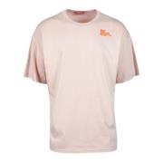 Diesel Bomull Casual T-shirt Pink, Herr