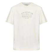 Golden Goose Vita T-shirts och Polos med Dubbelstjärna White, Herr