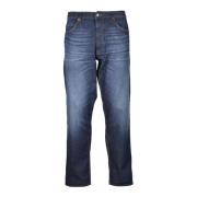 Emporio Armani Stiliga Jeans med Bomull och Elastan Blue, Herr