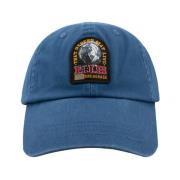 Parajumpers Bomull Baseball Cap med Logotyp Applikation Blue, Herr