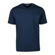 Herno Bomull Elastan T-shirt Blue, Herr