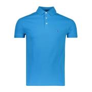 Tommy Hilfiger Blå Polo Shirt 31 Kollektion Blue, Herr