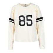 Tommy Hilfiger Casual T-shirt med Lyocell Blandning White, Dam