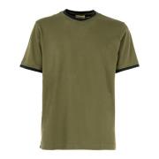 Cashmere Company Kortärmad Rund Hals T-shirt Green, Herr