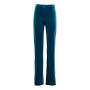 Patrizia Pepe Dam Straight Fit Byxor Blue, Dam