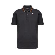 K-Way Polo Shirts Black, Herr