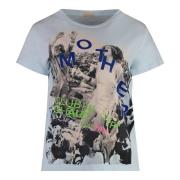 Mother Räfflad Bomull Crew-Neck T-shirt Multicolor, Dam