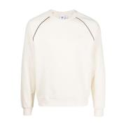 Adidas Sweatshirts White, Herr