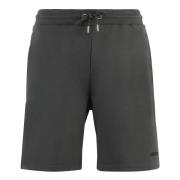 Les Deux Dallas Bomullsfleece Shorts Gray, Herr