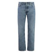 Our Legacy Straight-Leg Jeans med Kontrastsömnad Blue, Herr