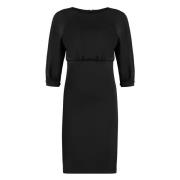 Pinko Alda Midi Viskosklänning Black, Dam