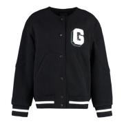 Givenchy Ull bomberjacka med lapp Black, Dam