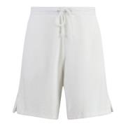 Department Five Bomull Bermuda Shorts med Terry Cloth Effekt White, He...